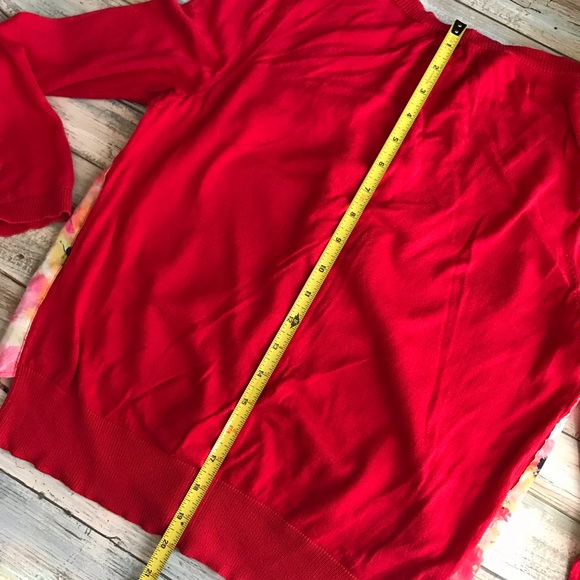 Anthropologie HWR Floral Sweater M - Picture 5 of 8